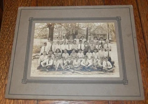 RARE ANTIQUE PALMER MA.BASEBALL PHOTOGRAPH BOYS GIRLS CLASS PHOTO - Picture 1 of 7