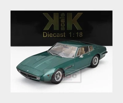 1:18 KK SCALE Maserati Ghibli Coupe Green Metallic 1969 KKDC181272 - Immagine 1 di 2