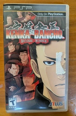Kenka Bancho: Badass Rumble - Sony PSP - NTSC - Complete - Excellent Condition  - Image 1 of 4