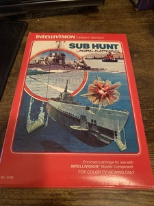 Intellivision: Sub Hunt #3408 (Intellivision, 1981) COMPLETE IN BOX - Picture 1 of 9