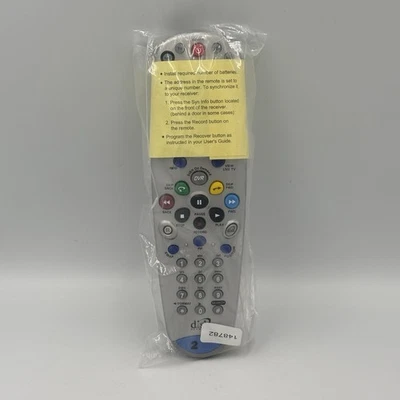 Dish Network Bell Express VU 6.4 Remote Control TV2 #2 IR/UHF PRO DKNFSK03 - Image 1 of 4