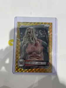 2025 Topps Chrome WWE Dexter Lumis 24/50 Gold Geometric Refractor #40 - Picture 1 of 2