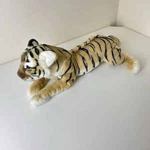 PMS realistic Soft plush Toy Cuddly Tiger Stuffed Animal Plushie 23” - Picture 1 of 10