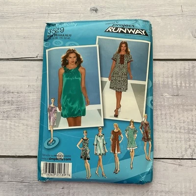 Simplicity 3529 Sewing Pattern Dress Pullover Length Sleeve Options 4-12 UNCUT  - Image 1 of 3
