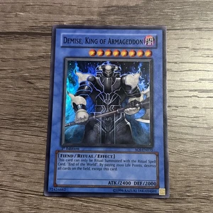 Demise, King of Armageddon SOI-EN035 - Super Rare 1st EDITION NM Yugioh - Picture 1 of 2