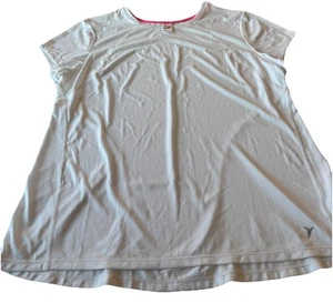 Old Navy Active Nwt Women Size XXL White Mesh Short Sleeve Go Dry Cool Top - Picture 1 of 5