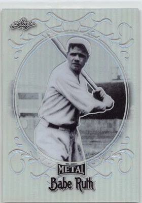 2019 Leaf Metal Babe Ruth Collection #42 Babe Ruth - Image 1 of 2