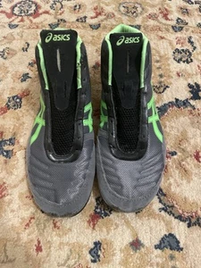 Asics Jb Elite V2.0 J501N Herren Grau Canvas Schnürschuhe Athletisch Ringerschuhe 11,5 - Bild 1 von 10