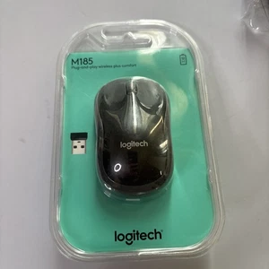 Logitech M185 Wireless Mouse Black *Sealed Never Used* - Bild 1 von 3