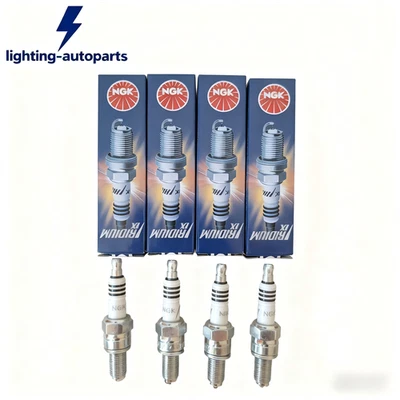 4PS NGK Iridium IX Spark Plug For SUZUKI GSXR Motorcycle Tune Up Kit CR9EIX 3521 - Image 1 of 4