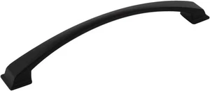 Mattschwarz Bogen Schrankgriff Schubladenzug Jeffrey Alexander Roman 7 9/16 - Bild 1 von 2