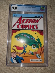 Action Comics #1 Facsimile Edition Reprint 1st Superman Comic Book CGC 9.8 - Picture 1 of 5