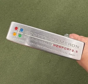 Scotty Cameron Studio Stainless Newport 2.5 Putter 35" Mens RH NICE! GSS insert - Picture 1 of 10