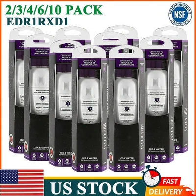 FOR EVERYDROP 2~10Pack Refrigerator Water Filter Suitable For Replacement ΕDR1RXD1 FREE SHIP