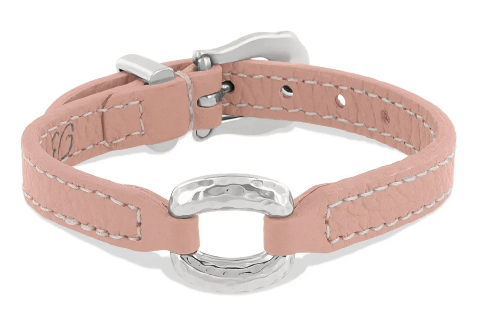 Brighton Timeless Link Bandit Bracelet Color Pink Sand Style JF008E