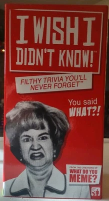 I Wish I Didn't Know Game Filthy Trivia Adult Party Creators Of What Do You Meme - Image 1 of 2