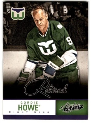 2013-14 Panini Absolute Retired Gordie Howe #1 Hartford Whalers - Image 1 of 2