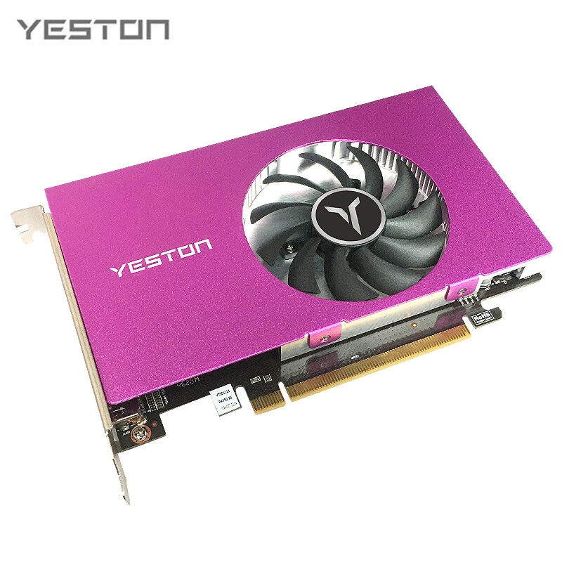 YESTON Radeon RX 550 Graphic Card 4HDMI GDDR5 2G 128bit Support Split Screen - Image 1 of 4