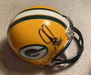 Greg Jennings Authentic Signed Green Bay Packers Riddell Mini Helmet ๐ฅ - Picture 1 of 2
