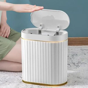 7l Smart Sensor Trash Can for Kitchen Garbage Tin for Bathroom Light Luxury Fami - Picture 1 of 15