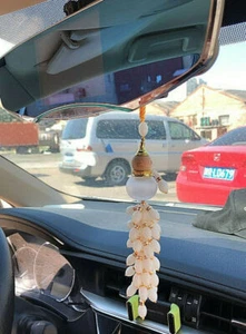Crystal Gourd Car Pendant Rearview Mirror Hanging Ornament Lucky Safety Decor - Picture 1 of 12
