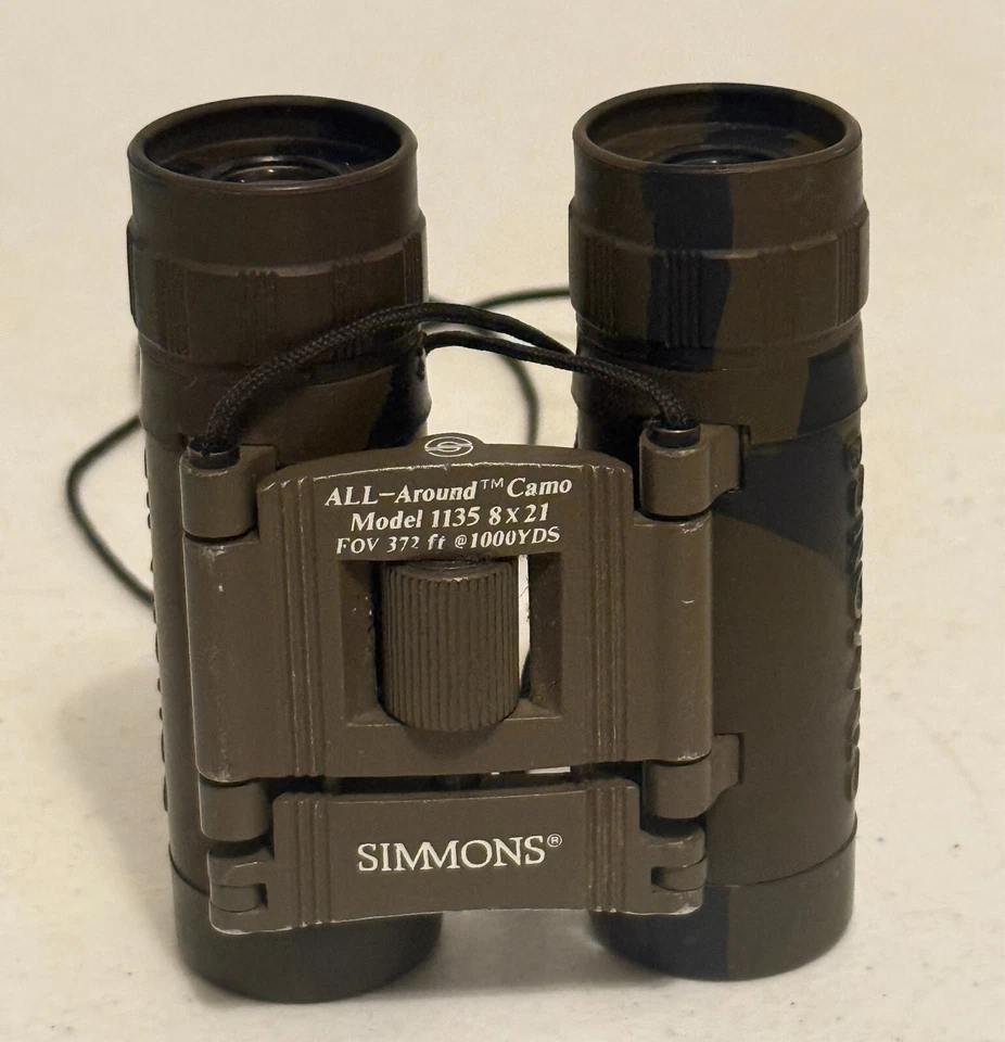 All Around Camo Simmons Binoculars 8 x 21 Model # 1135 - Image 1 of 4