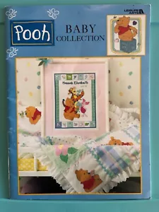LEISURE ARTS WINNIE THE POOH BOOK COLORED CROSS STITCH PATTERNS BABY COLLECTION - Picture 1 of 5