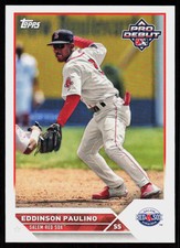 2023 Topps Pro debut EDDISON PAULINO #PD-155  Baseball  SALEM RED SOX