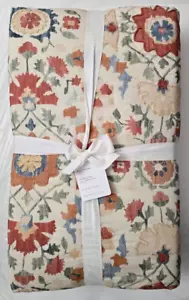Pottery Barn Penelope handgefertigte Decke Full/Queen 92" x 88" mehrfarbig - Bild 1 von 2