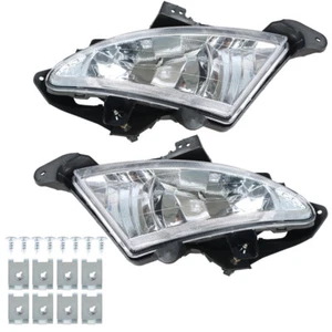 L+R Bumper Clear Fog Light Assembly For 07-10 Hyundai Elantra Sedan 4-Door 2.0L - Picture 1 of 11