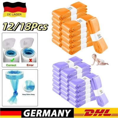 12/18STK Nachfüllbeutel kompatibel mit Angelcare Tommee Tippee Nachfüllkassetten - Bild 1 von 4