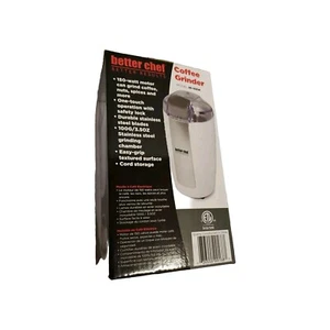 Better Chef 150 Watt Power Blade Kaffeemühle - Weiß - Bild 1 von 3