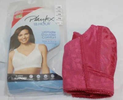 NEW PLAYTEX 18 Hour wirefree BRA shoulder comfort 4693 BASIC SIGNATURE 38B - Image 1 of 4
