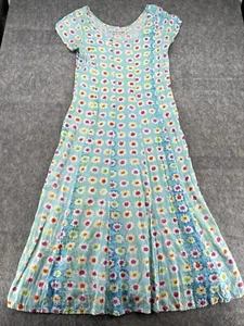 Abito midi donna blu con coulisse margherita stampa fiori taglia L Jams World - Foto 1 di 10