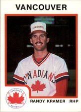 1987 Vancouver Canadians ProCards #1613 Randy Kramer