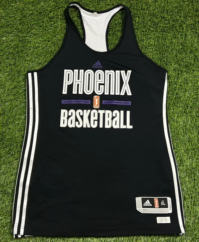 Game Worn Adidas Phoenix Mercury WNBA Reversible Practice Jersey Women's XL +2" Cover