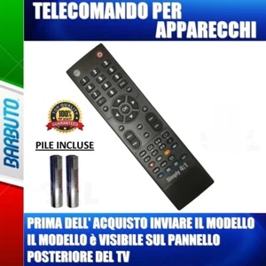 TELECOMANDO TV HUMAX UNIVERSALE - INVIARE MODELLO TV, DECODER, DVD - Foto 1 di 2