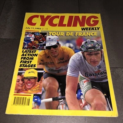 CYCLING WEEKLY Vintage Bike Cycle Bicycle Magazine TOUR DE FRANCE July 11th 1992 - Image 1 of 4