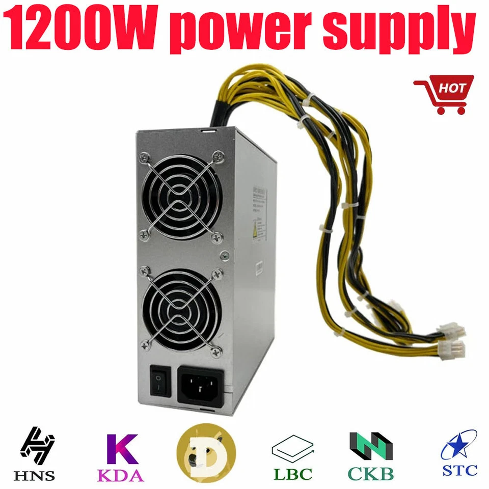 Goldshell Recommend 1200W Mute Power Supply Suitable For ASIC miner BOX Series - Image 1 of 4