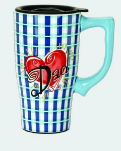 I Love You Dad Best Friend Hope Hugs Travel Mug Cup Tea Coffee - Picture 1 of 1