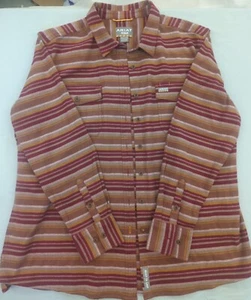 Men's Ariat REBAR FLANNEL LONG SLEEVE WORK SHIRT 2XL - Picture 1 of 10