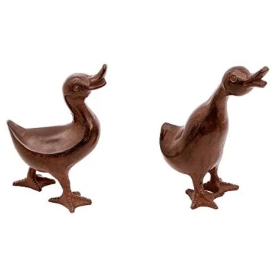 Estatua de patos E-11 para uso decorativo en interiores y exteriores, bronce Foto 1 de 4