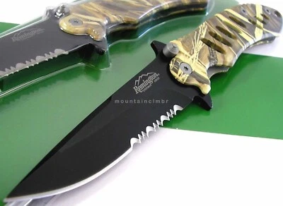 Cuchillo camuflaje árbol real Remington Sportsman carpeta grande rápido 8,6"/4,75" R18215 Foto 1 de 4
