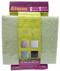 Atman Aquarium Filter Pads Cut To Size Green AU Stock - Picture 1 of 1
