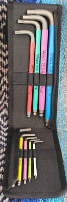 Wera 950/9 Metric Hex-Plus Tip Color Coded L-key Allen 9-PIECE SET-FREE SHIP-NEW - Image 1 of 4