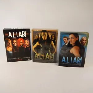 Alias TV Show Staffeln 1 - 3 DVDs 18 Discs Set Jennifer Garner 1 2 3 einige versiegelt - Bild 1 von 10