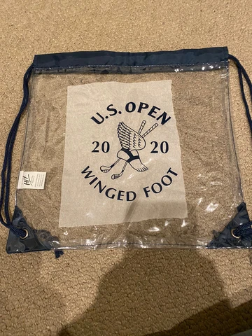 2020 US Open Golf Drawstring Pack Winged Foot Cover