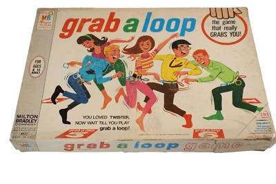 VTG 1968 Grab A Loop Game Milton Bradley The Game That Really Grabs You - Image 1 of 4