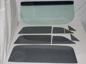 1964 1965 Ford Fairlane 2DR Sedan Glass GB Windshield YT Vent Door Quarter Back - Picture 1 of 6