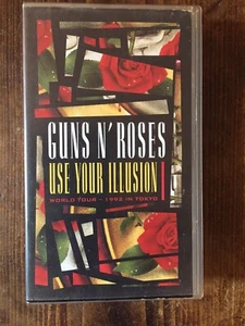 GUNS N' ROSES USE YOUR ILLUSION 1 WORLD TOUR LIVE IN TOKYO VHS VIDEO TAPE UK PAL - Picture 1 of 2